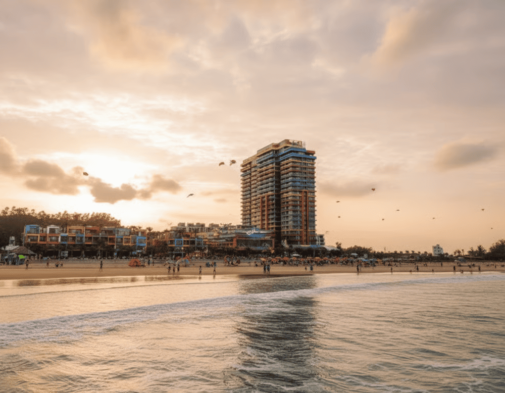 Hai Tien Beach in Thanh Hoa is an emerging destination with rustic charm and clear waters